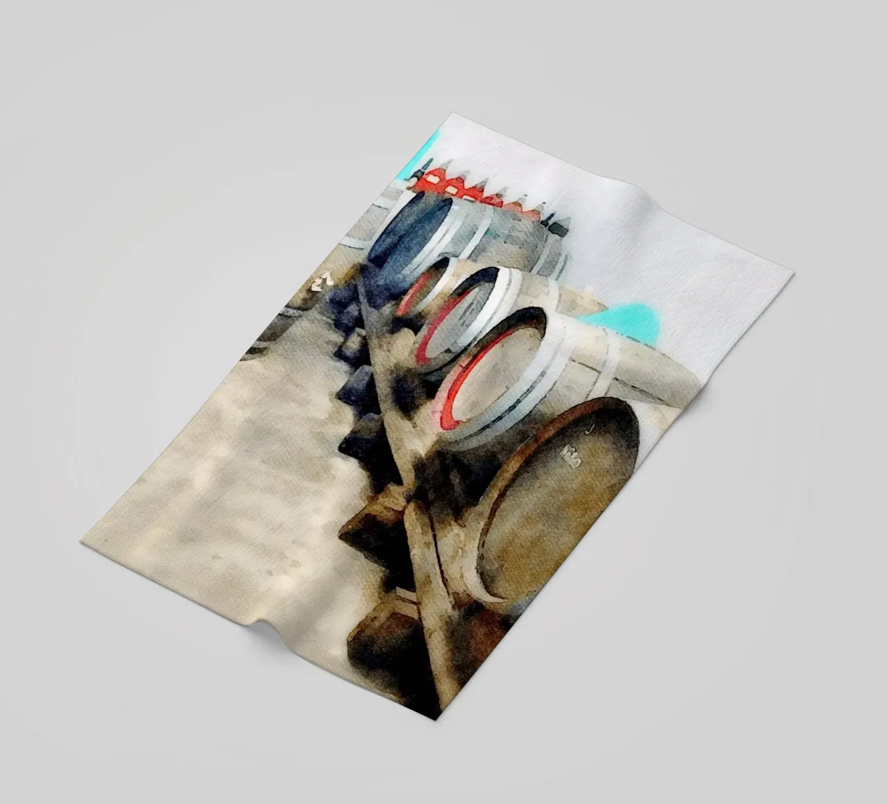 Fässer Strandtuch von Massimo Frascogna