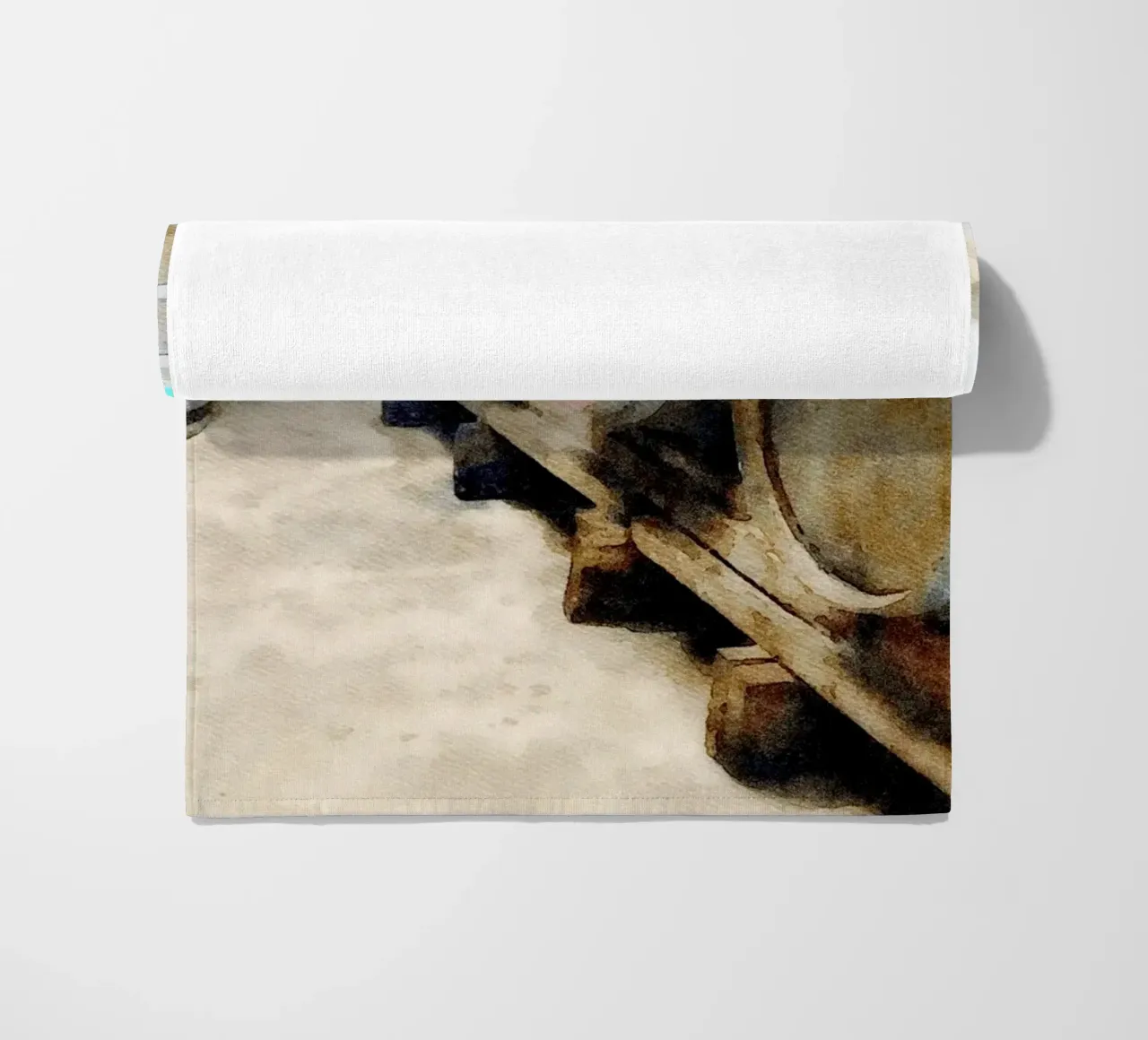 Fässer Strandtuch von Massimo Frascogna