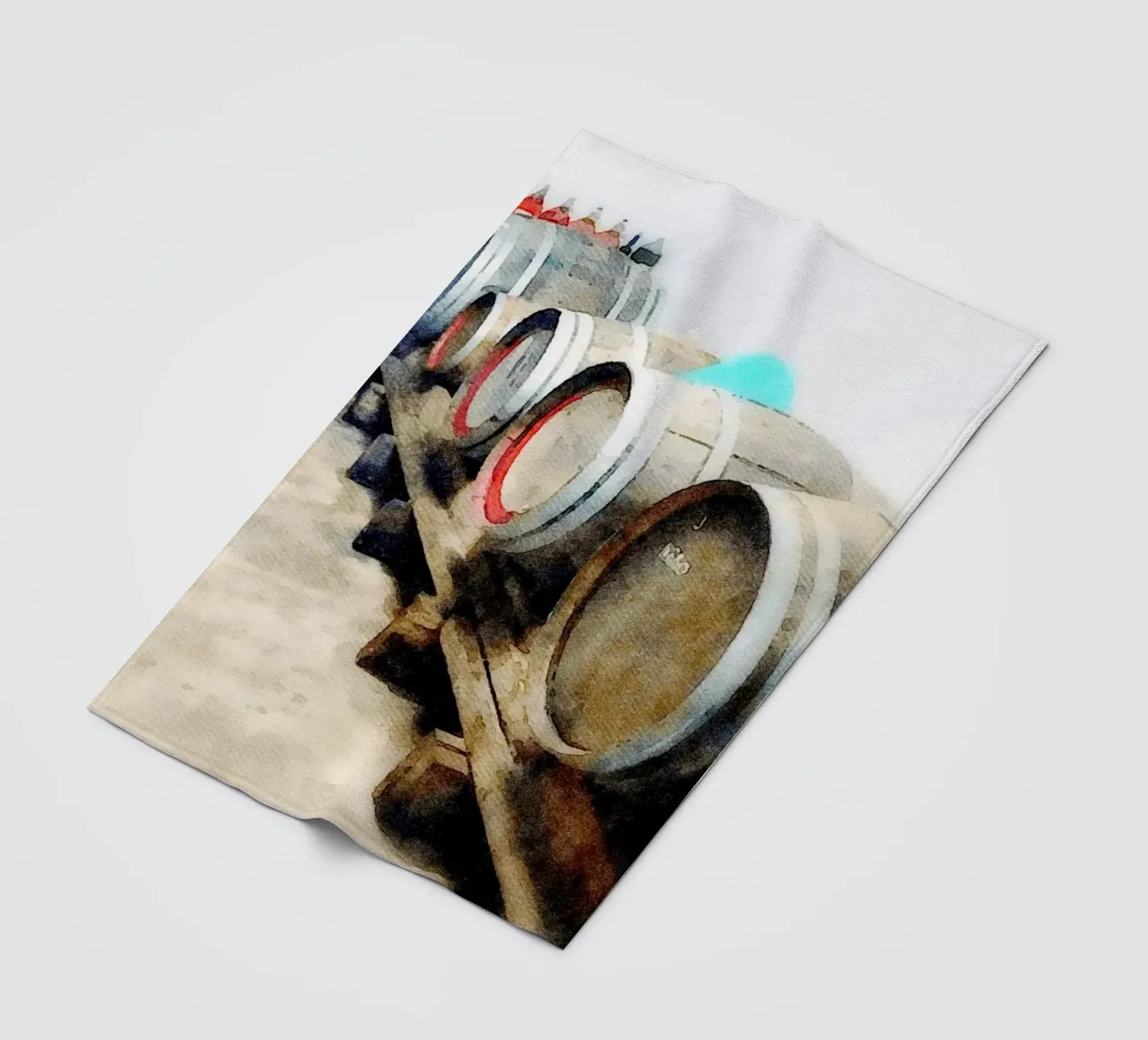 Barrels Fleecedecke von Massimo Frascogna