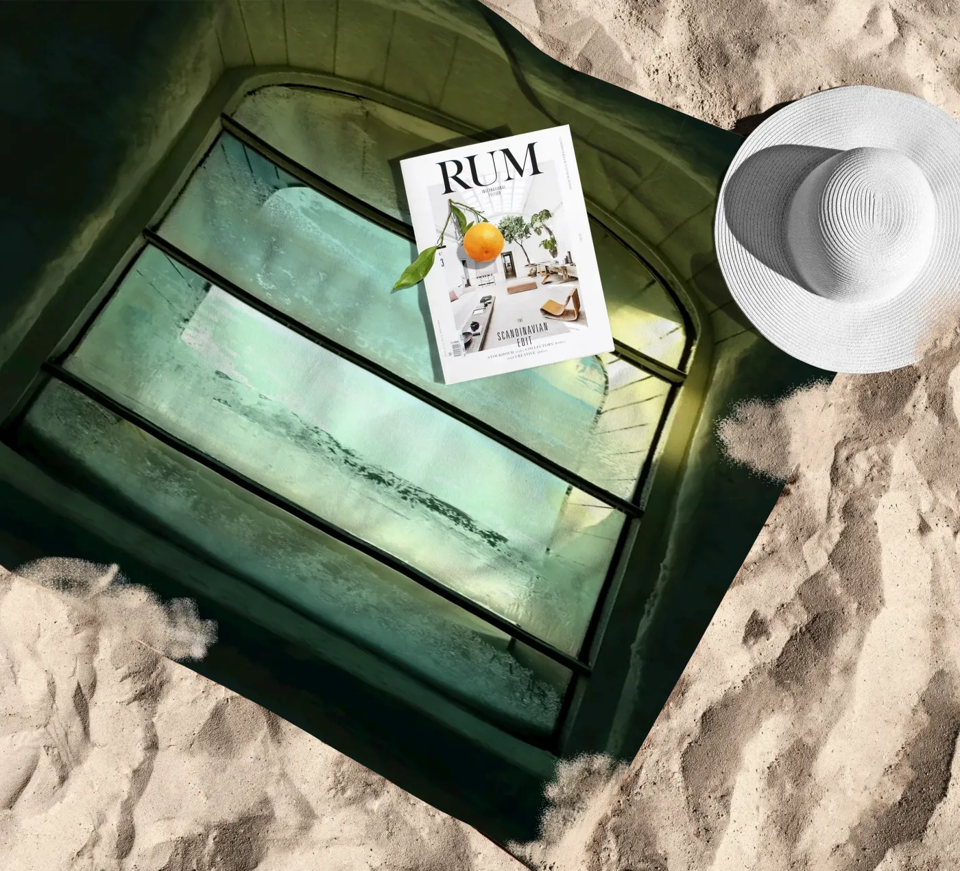 Winter strandhanddoek van Massimo Frascogna