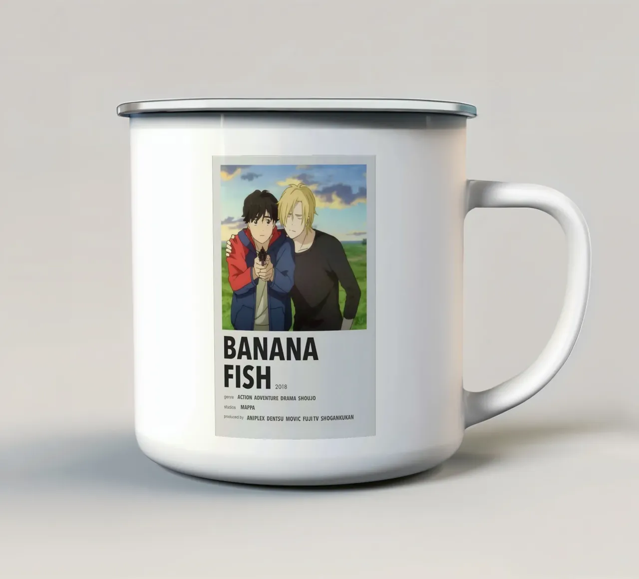 BANANA FISH  2018 tazza in smalto da Totoya