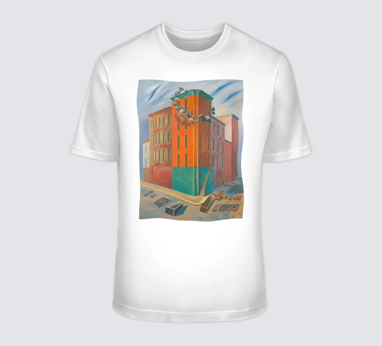 One Third of a Nation by O. Louis Guglielmi camiseta de fanny-bianca