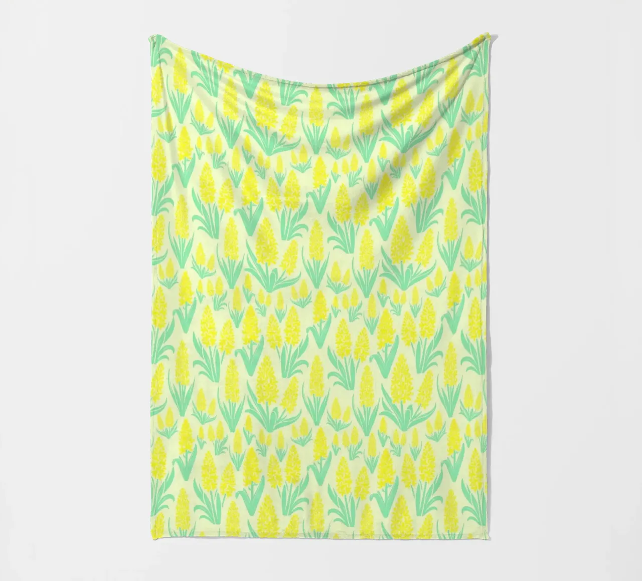 Fiori di giacinto giallo coperta in pile da SilverPegasus