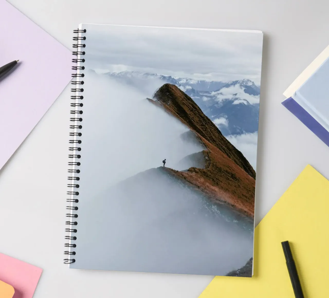 Keep Moving Forwards @ClaudiuMaxim spiral notebook by EyeEm Mobile GmbH