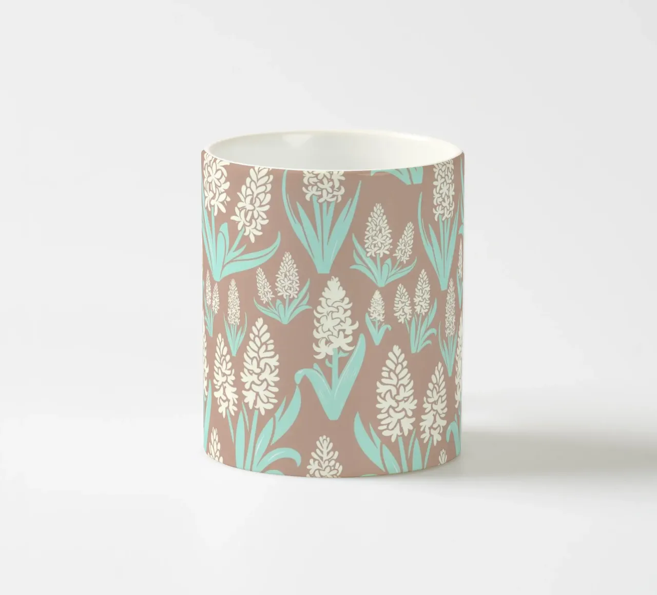 Fiori di giacinto bianchi tazza in ceramica da SilverPegasus