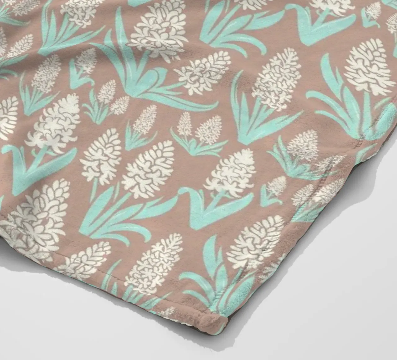 Fiori di giacinto bianchi coperta in pile da SilverPegasus