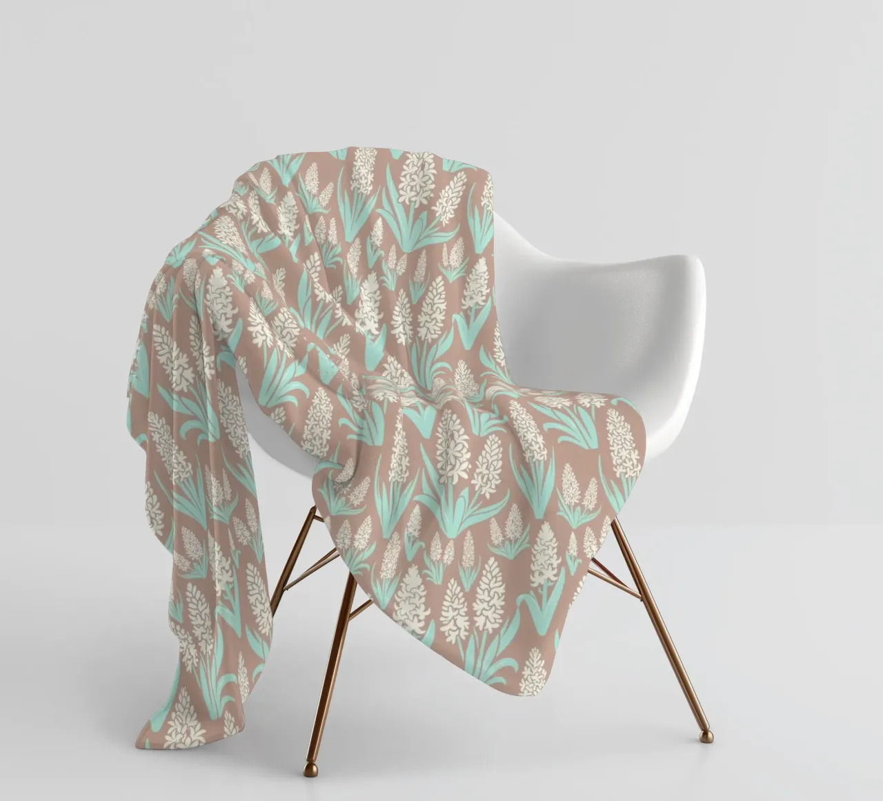 Fiori di giacinto bianchi coperta in pile da SilverPegasus