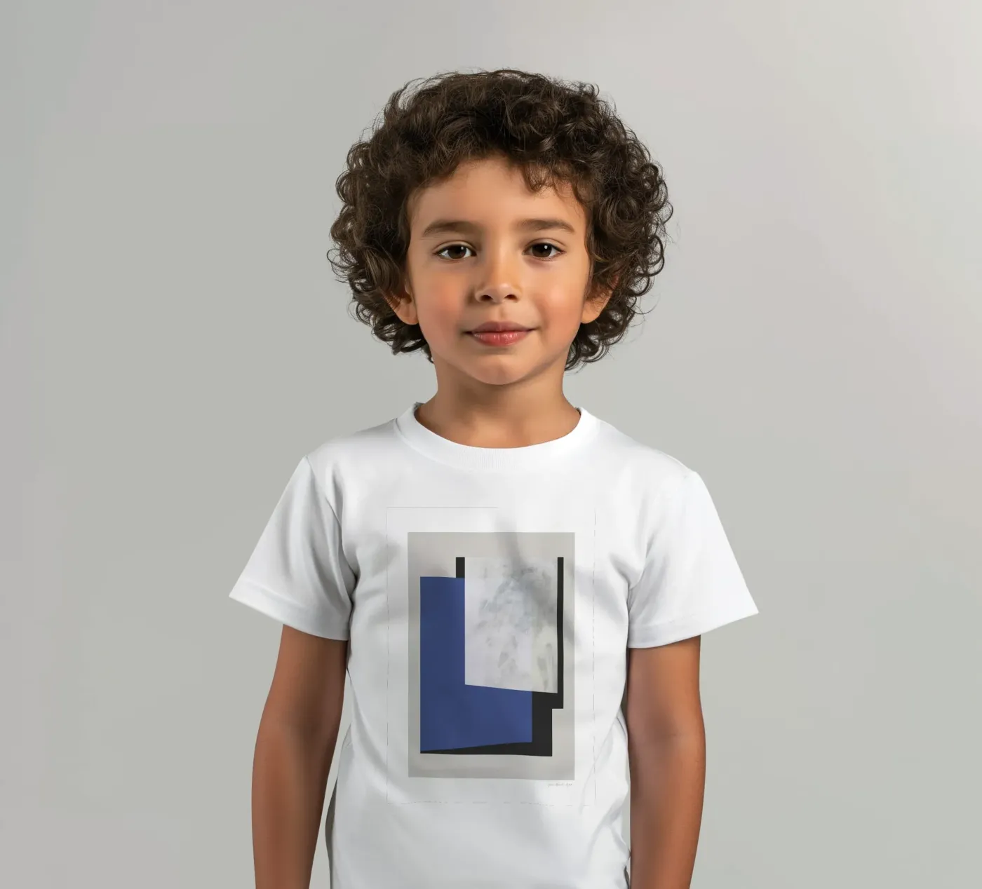 Poster blu t-shirt bambini da Birgitpopshop