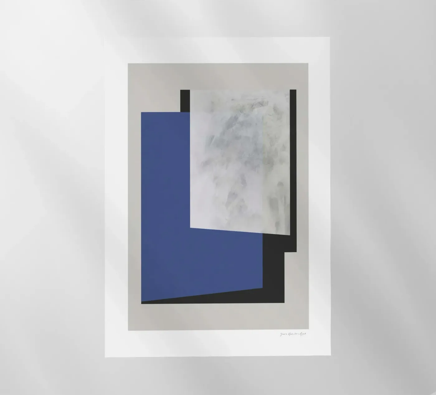 Poster blu pellicola backlit da Birgitpopshop