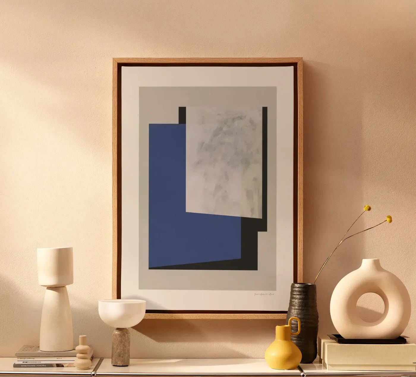 Poster blu tela da Birgitpopshop