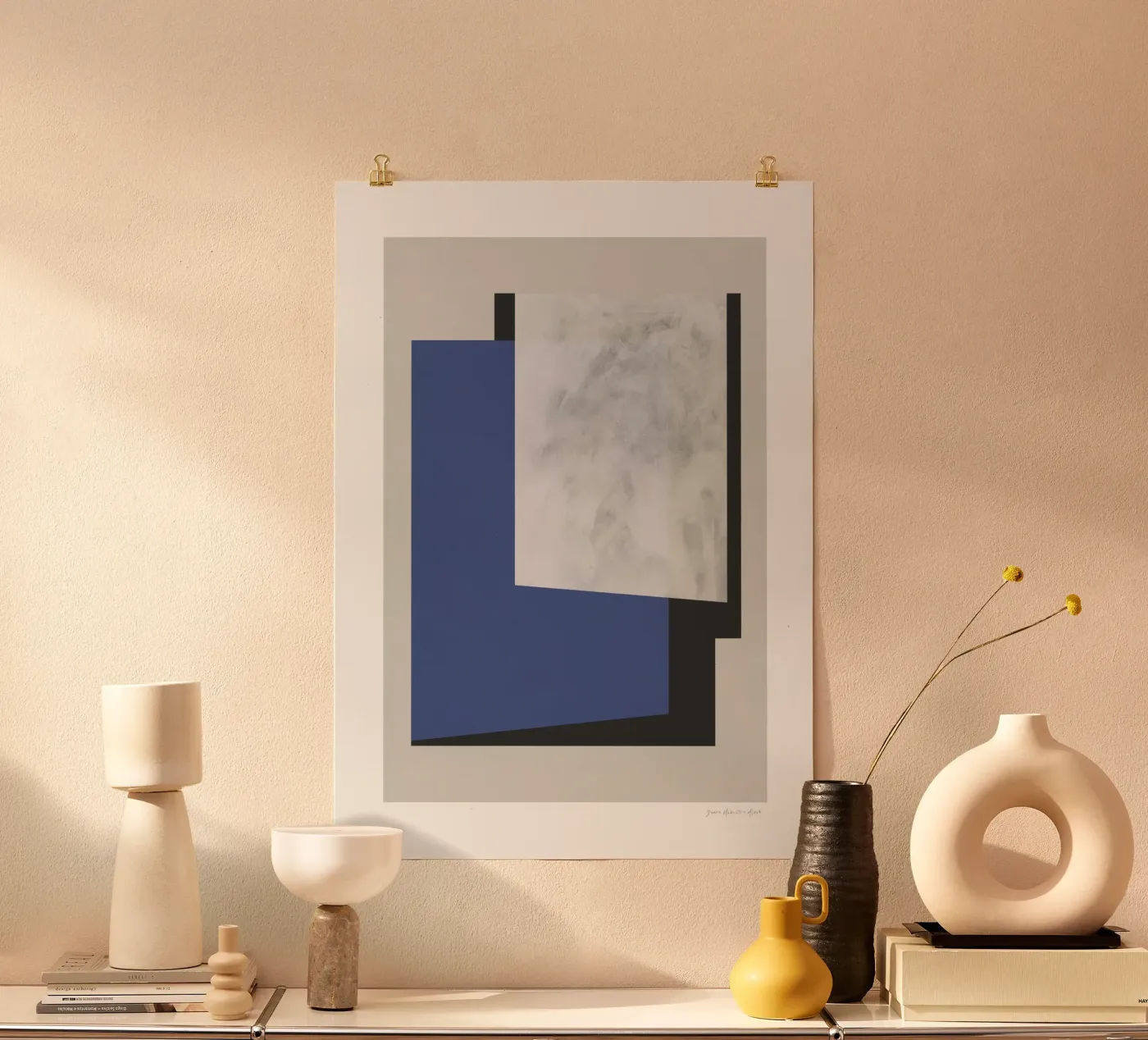Poster blu poster da Birgitpopshop