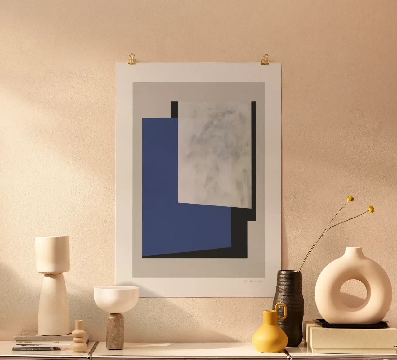 Poster blu poster da Birgitpopshop