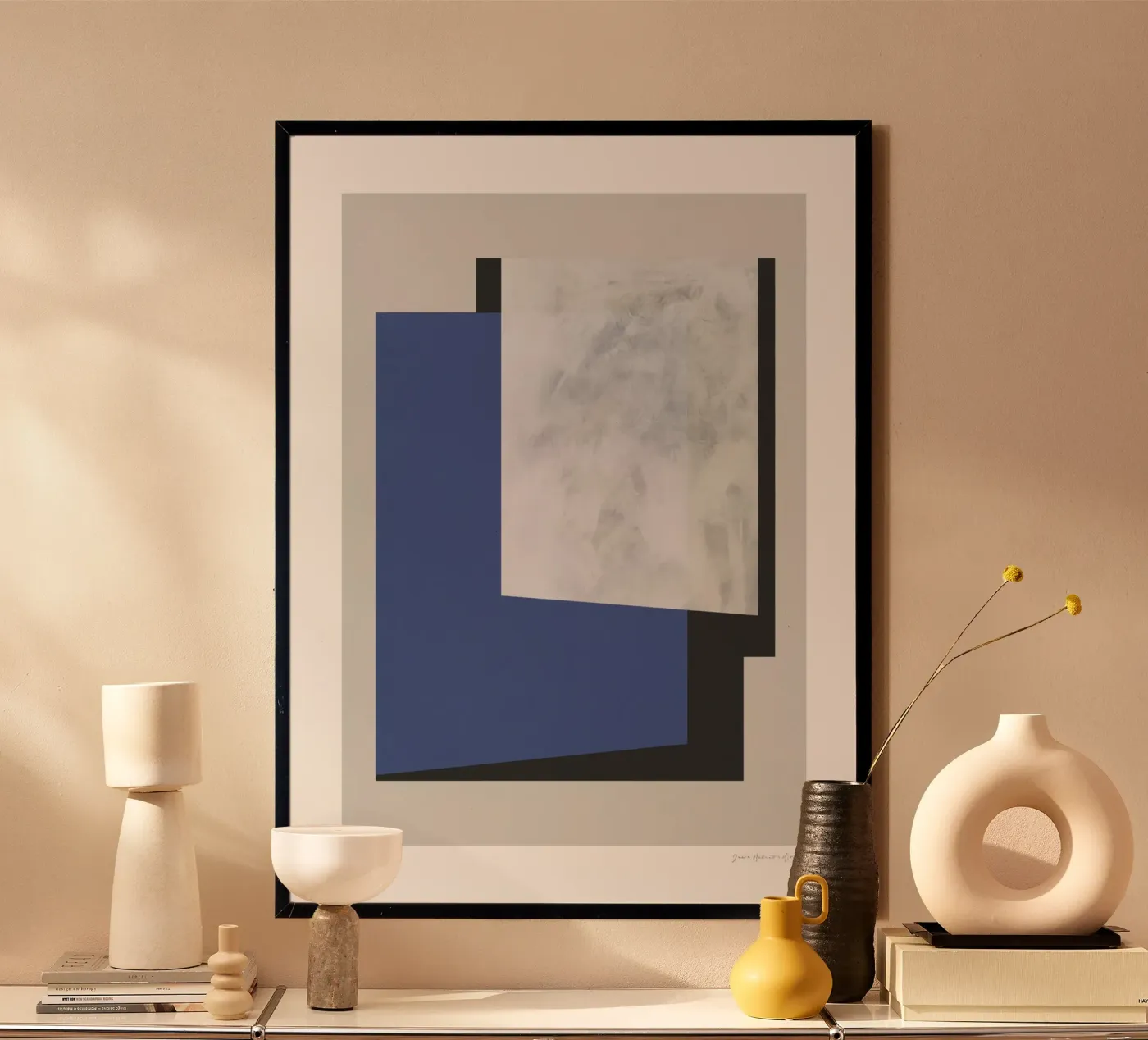 Poster blu poster da Birgitpopshop