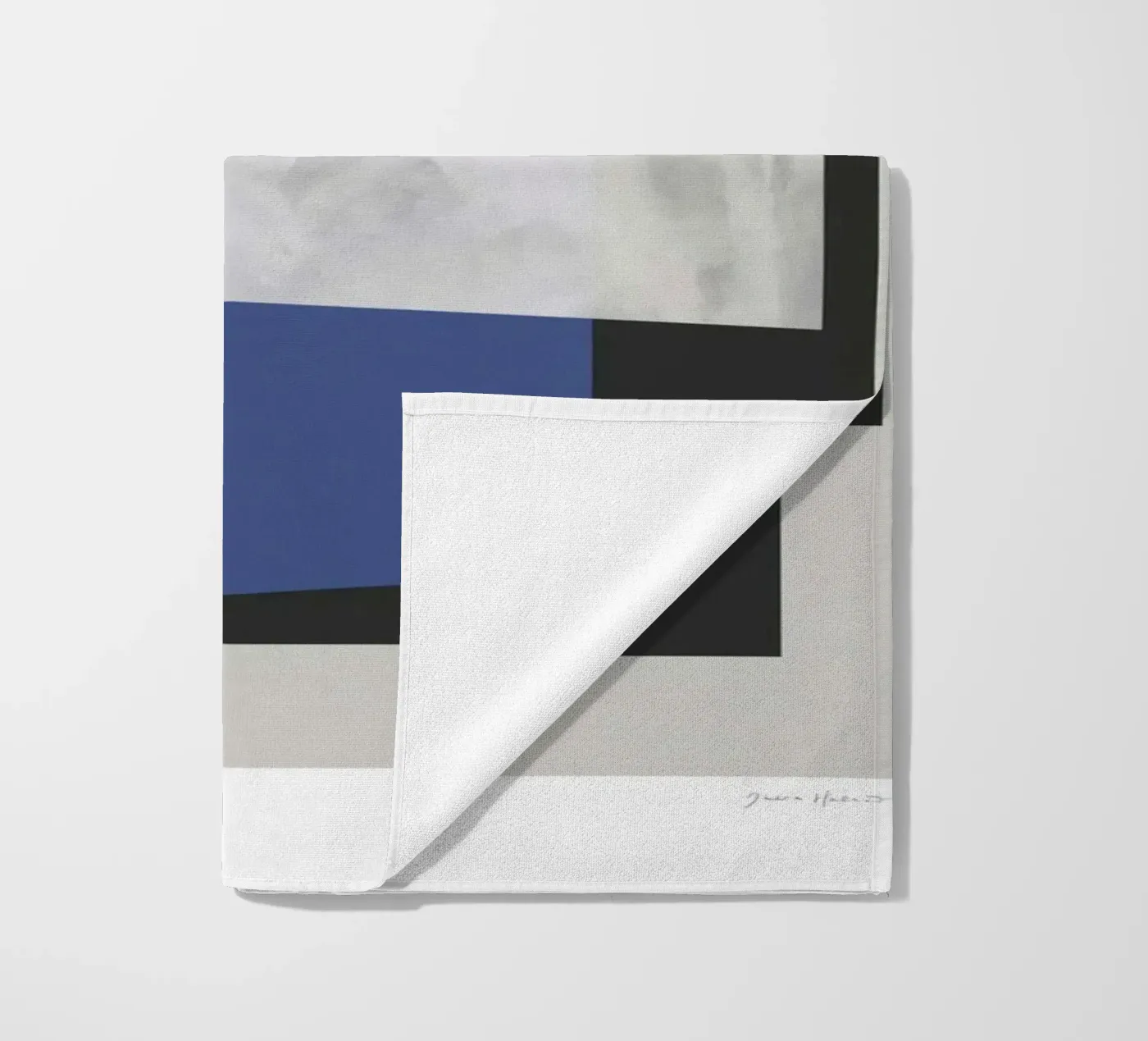 Blue poster telo mare da Birgitpopshop