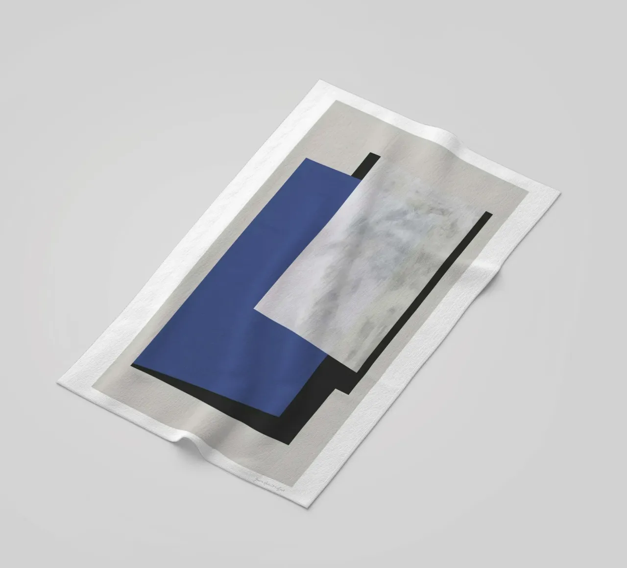 Poster blu telo mare da Birgitpopshop