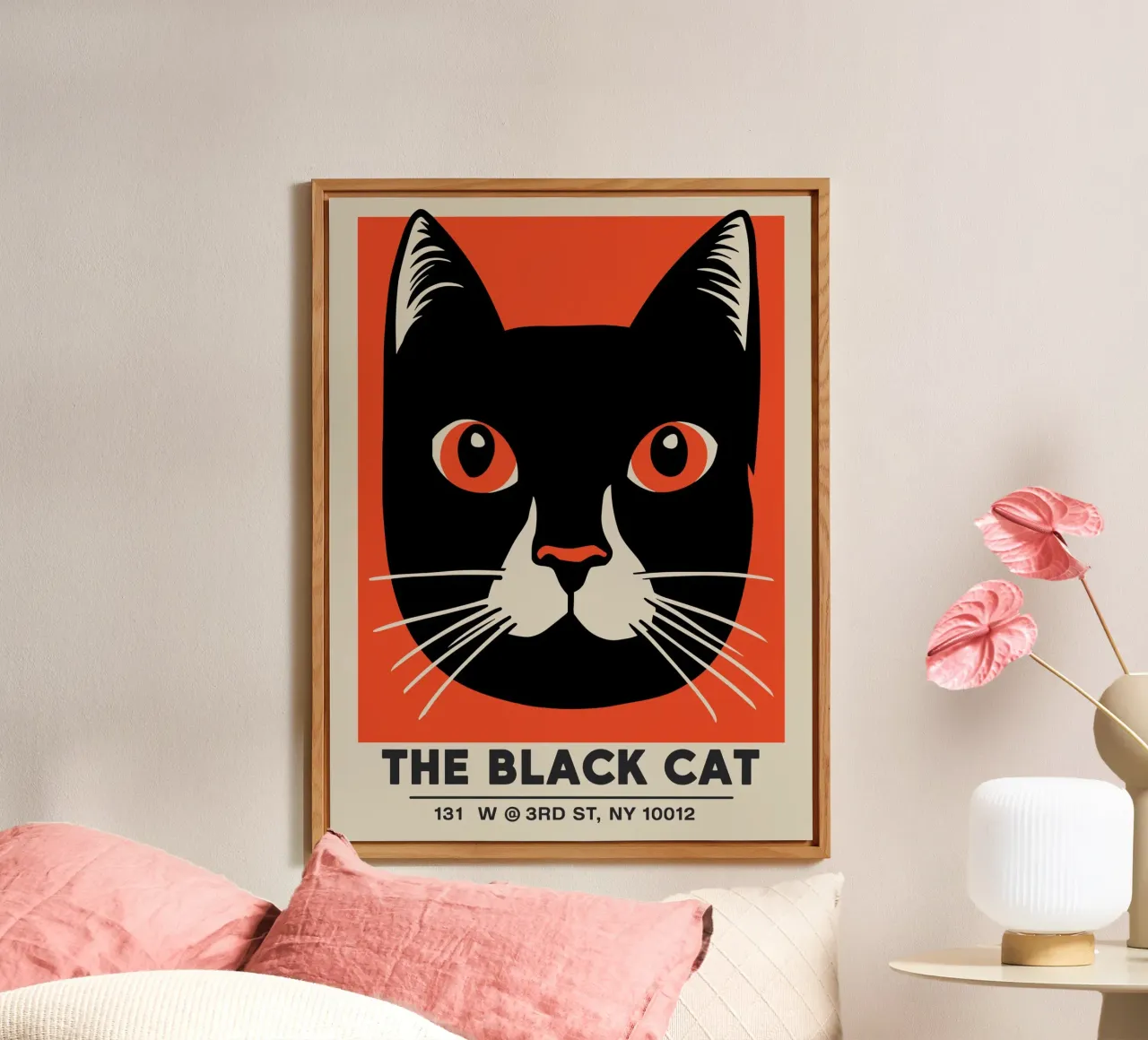 the black cat alluminio dibond da ramosashop