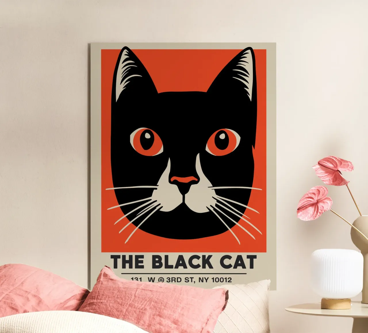 the black cat alluminio dibond da ramosashop