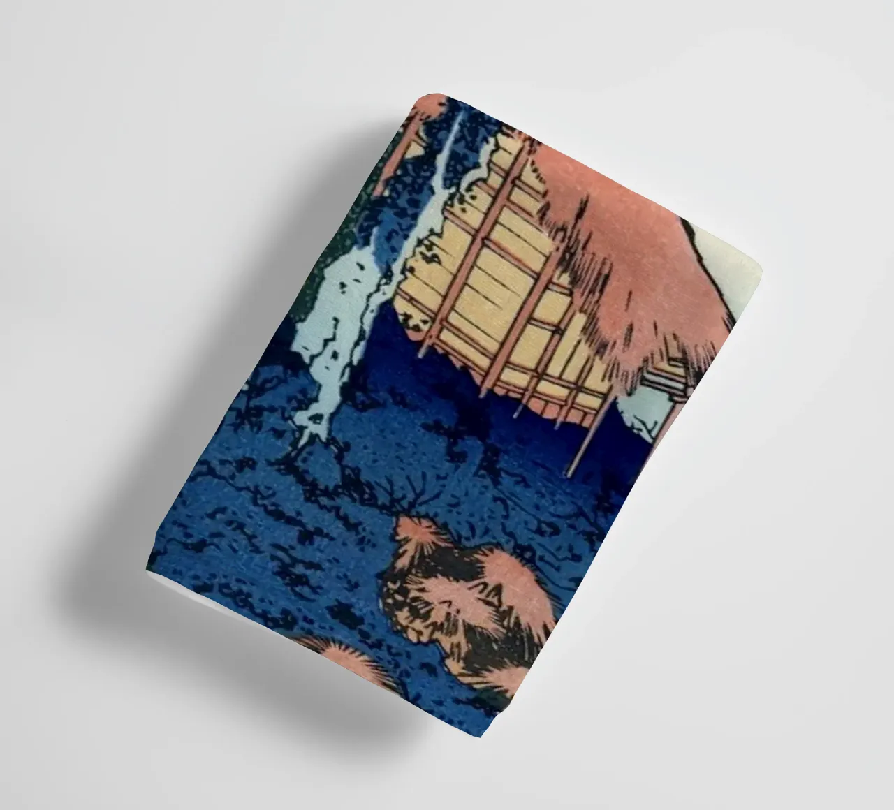 Hokusai Katsushika - Der Suwa-See in der Provinz Shinano Handtuch von Wirla