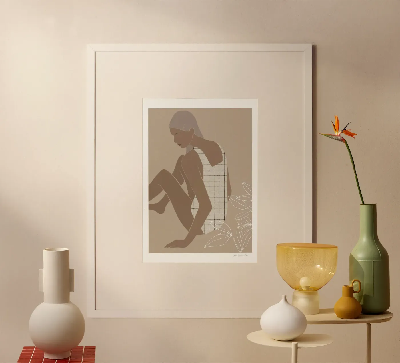 Sable chaud poster de Birgitpopshop