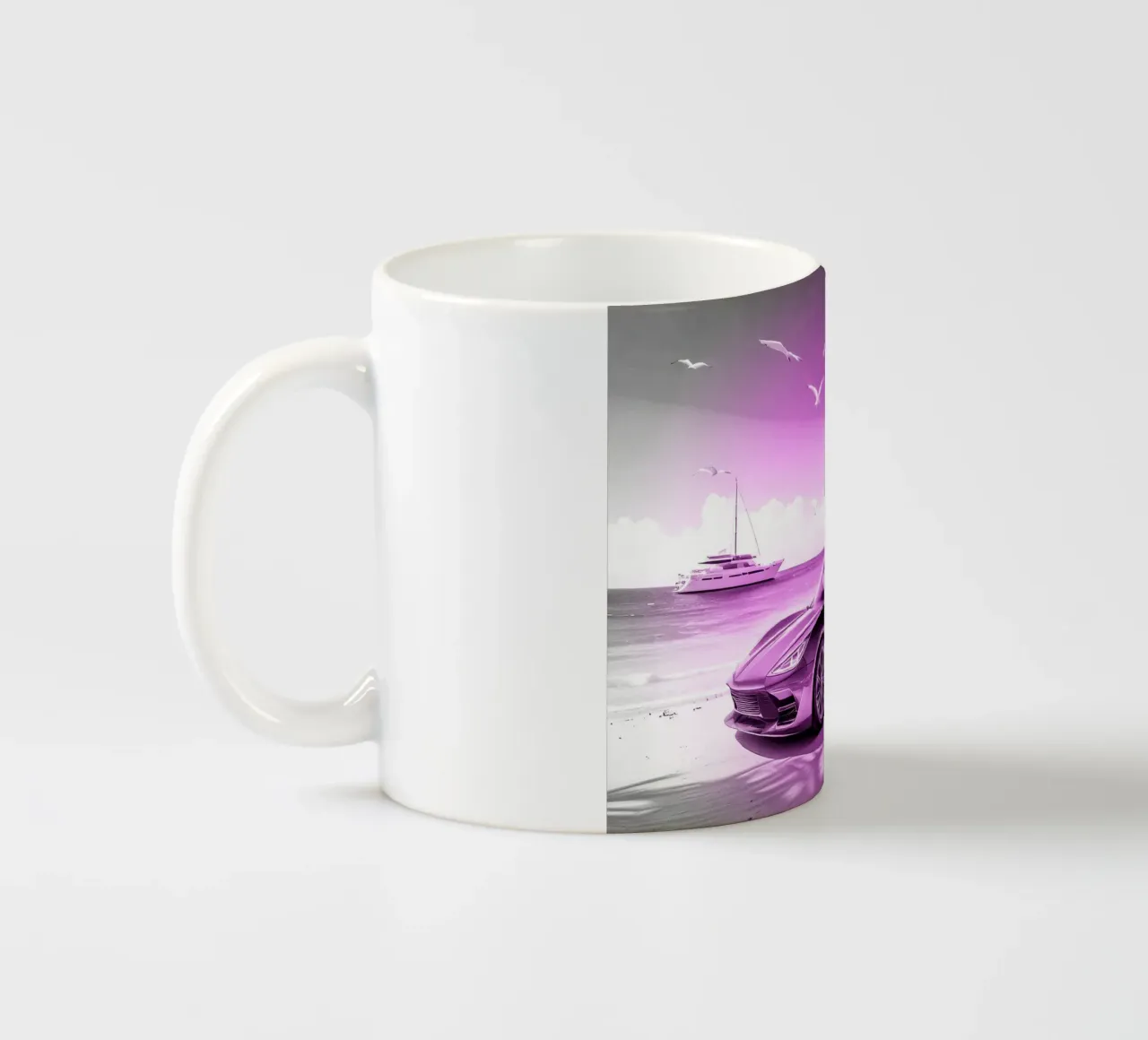ROBOT AU VOLANT. Rose. tazza in ceramica da Thierry vobmann photography