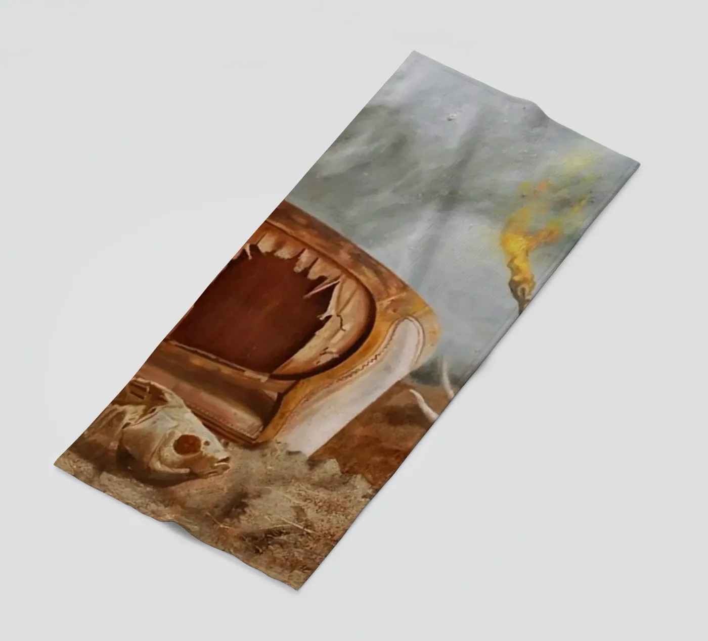 Cane e siccità telo mare da Birgitart