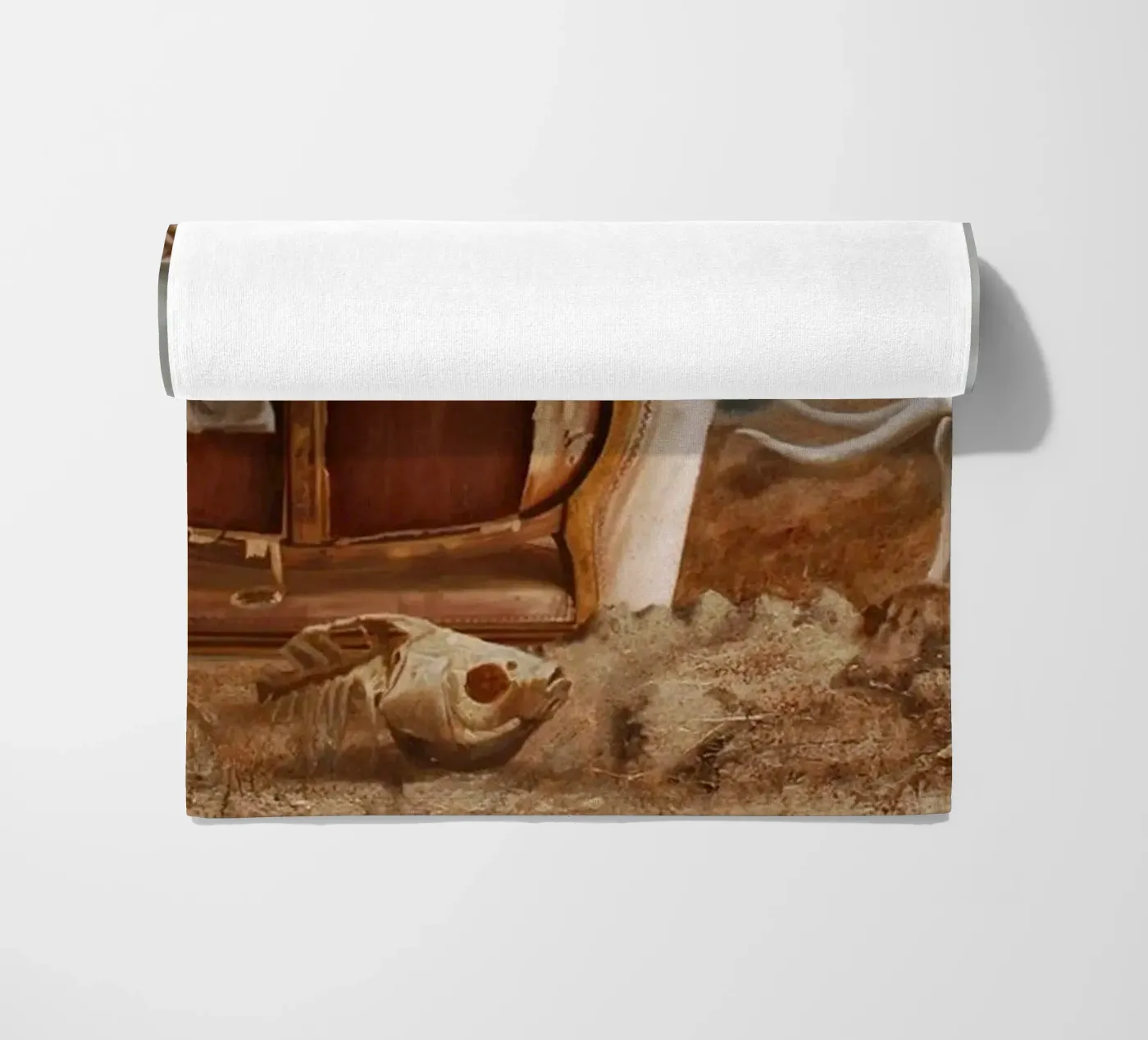 Cane e siccità telo mare da Birgitart