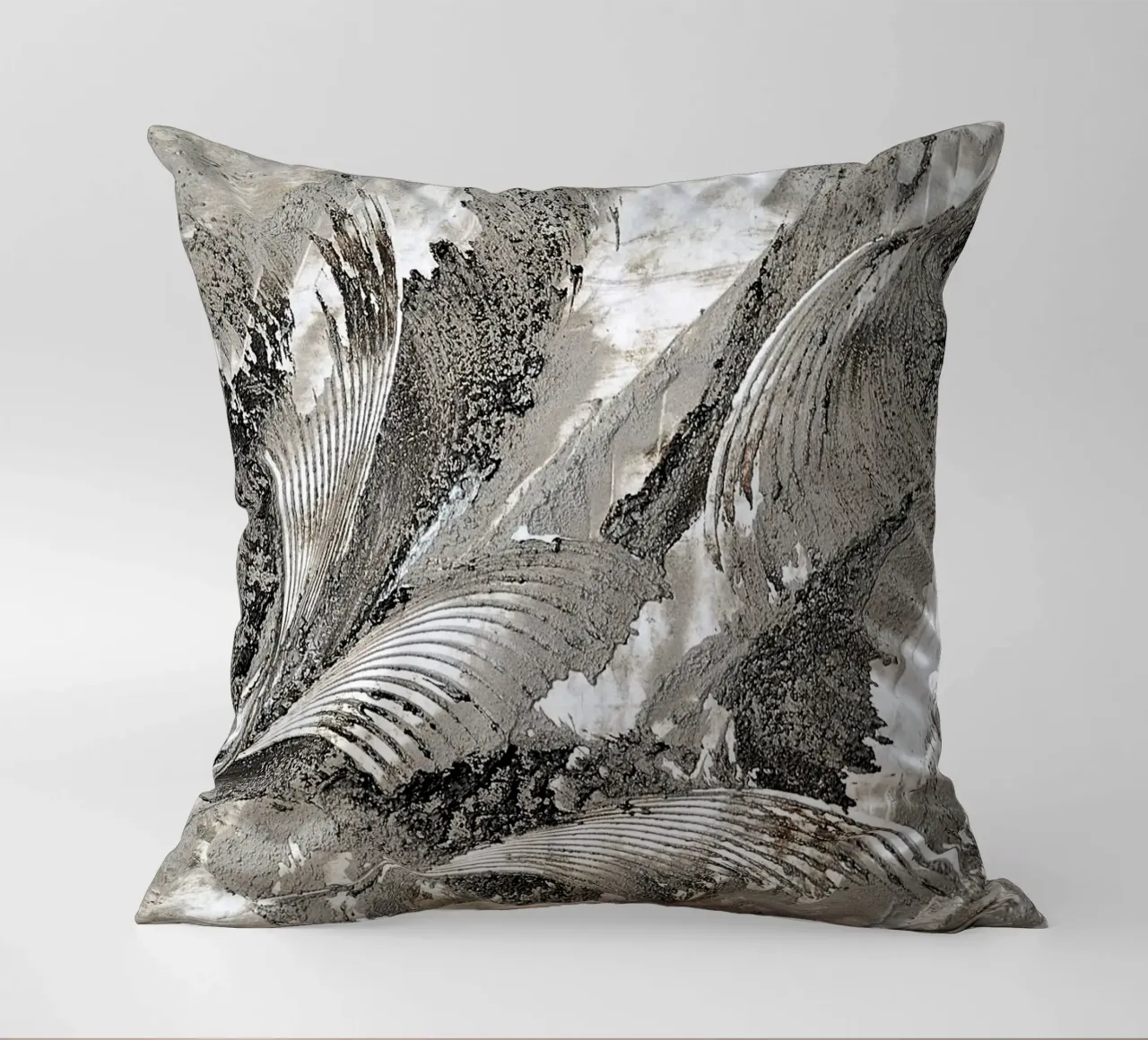 MESSAGE FROM THE HEART 26 cuscino da Thierry Vobmann Abstract painting