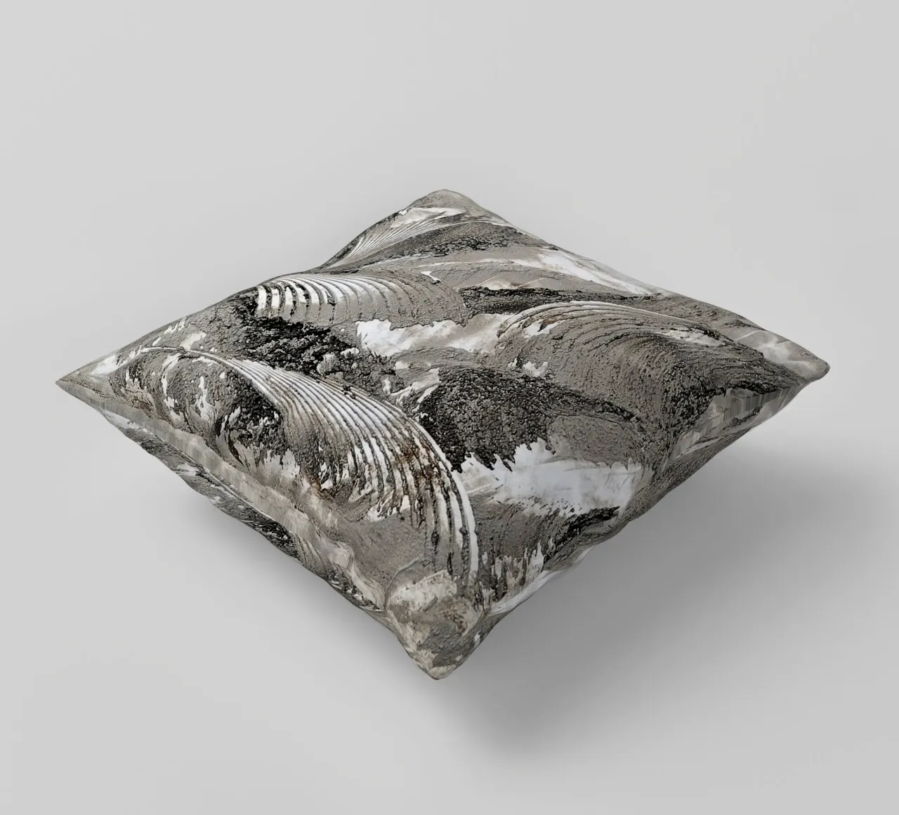 MESSAGE FROM THE HEART 26 cuscino da Thierry Vobmann Abstract painting