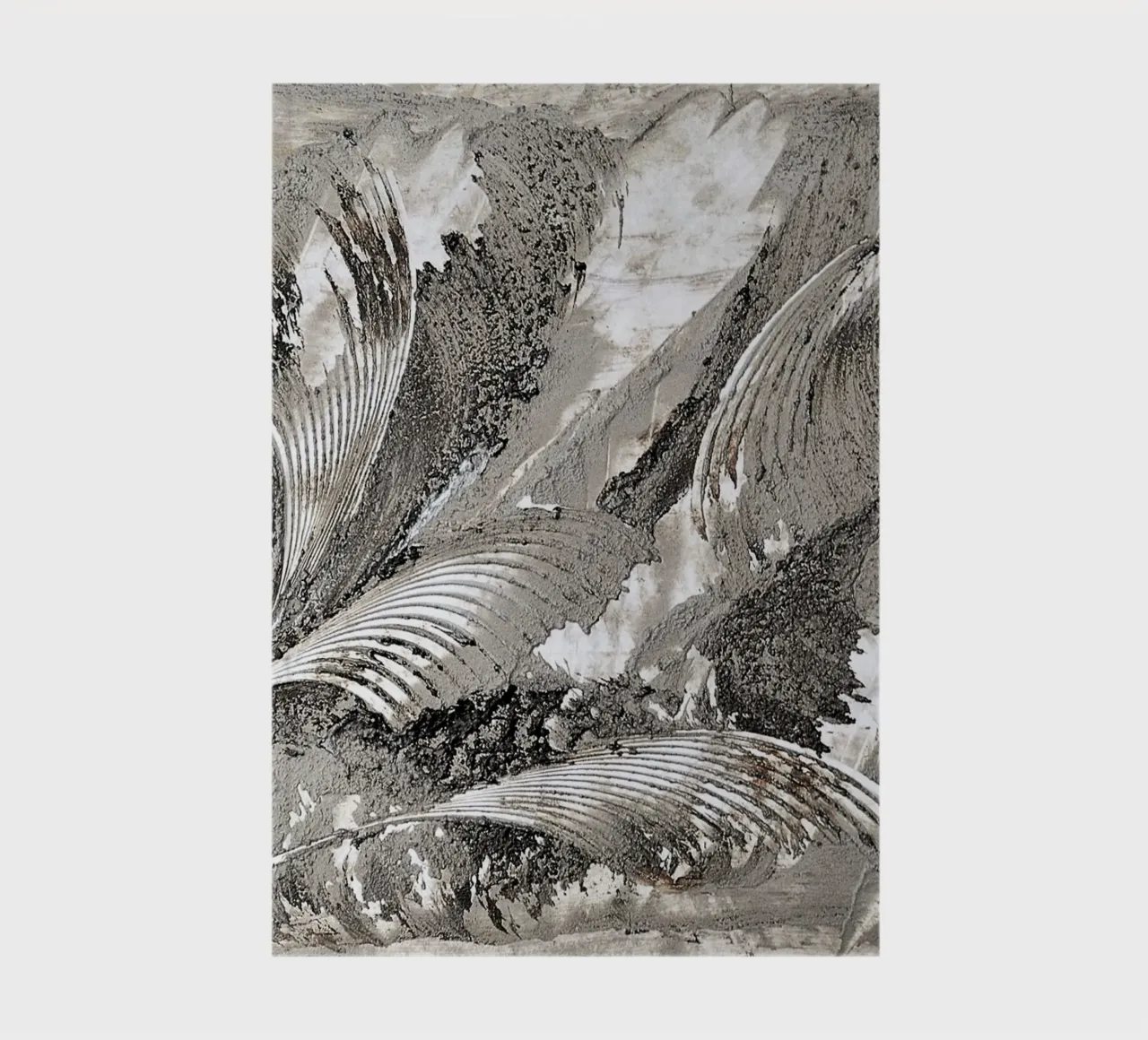 MESSAGE FROM THE HEART 26 notebook by Thierry Vobmann Abstract painting