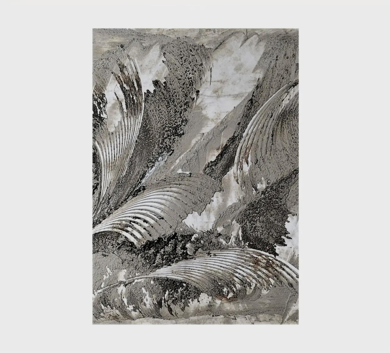 MESSAGE FROM THE HEART 26 notebook by Thierry Vobmann Abstract painting