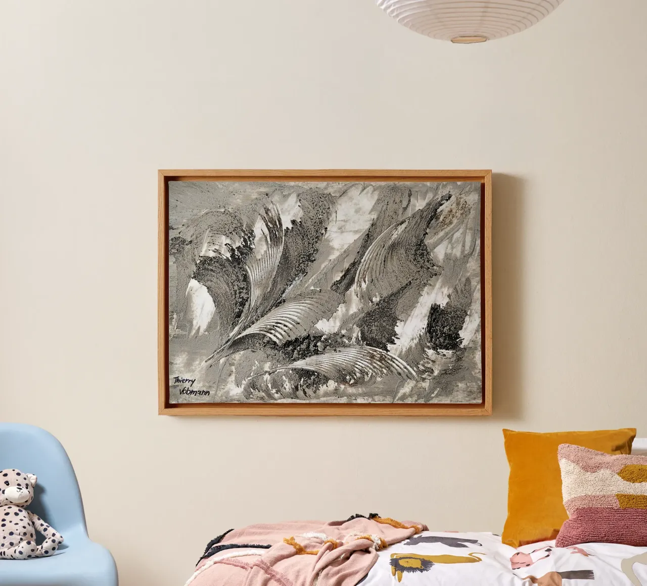 MESSAGE FROM THE HEART 26 tela da Thierry Vobmann Abstract painting