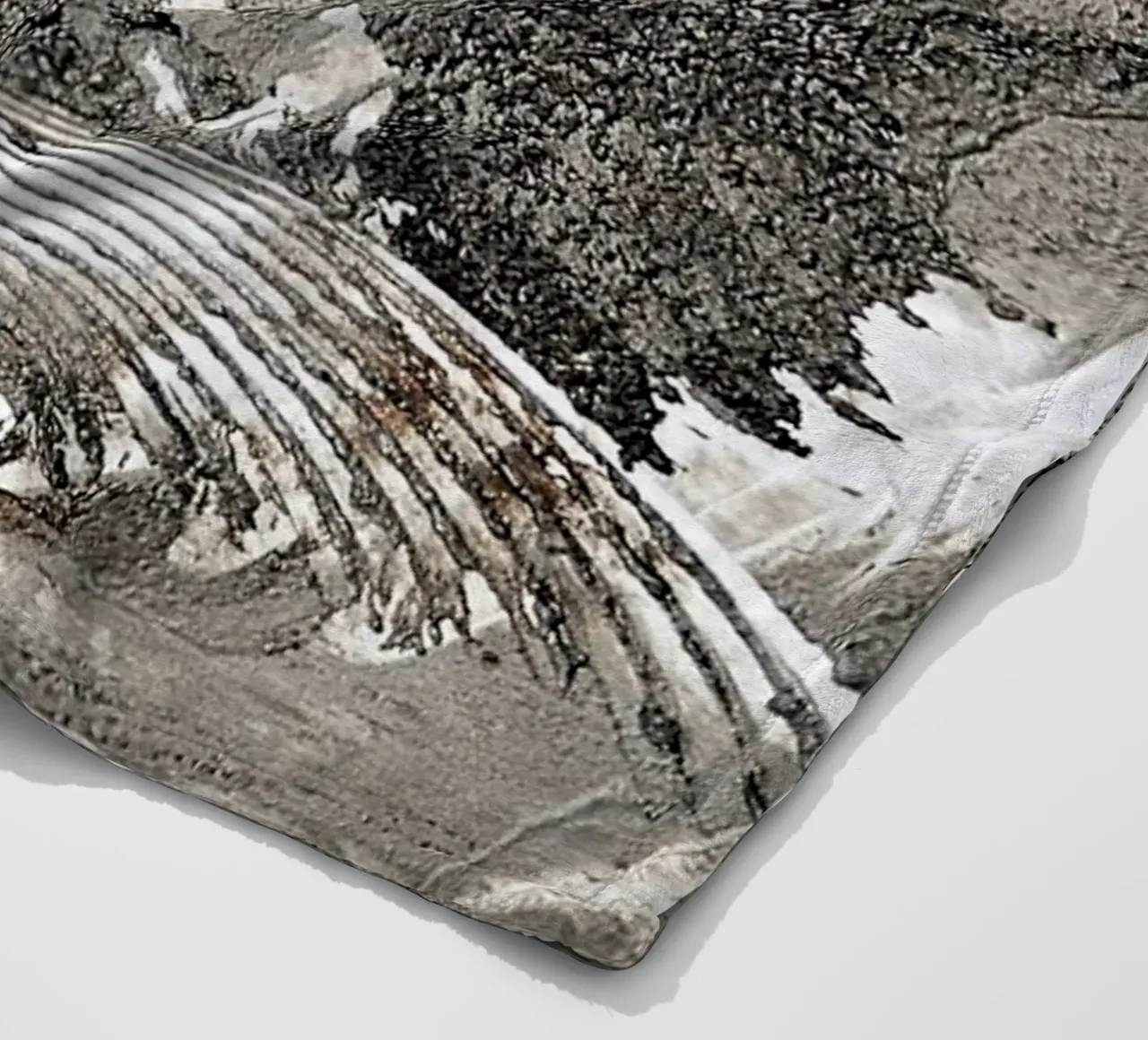 MESSAGE FROM THE HEART 26 coperta in pile da Thierry Vobmann Abstract painting