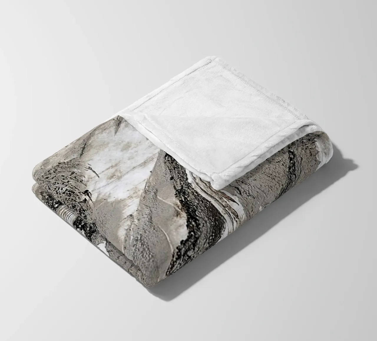 MESSAGE FROM THE HEART 26 coperta in pile da Thierry Vobmann Abstract painting