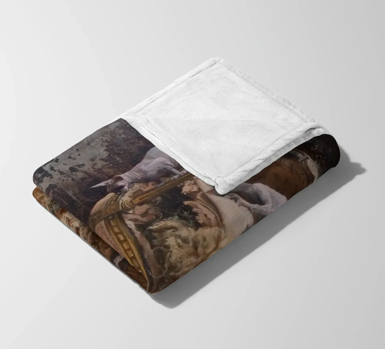 Dutch Basement fleece blanket by Birgitart