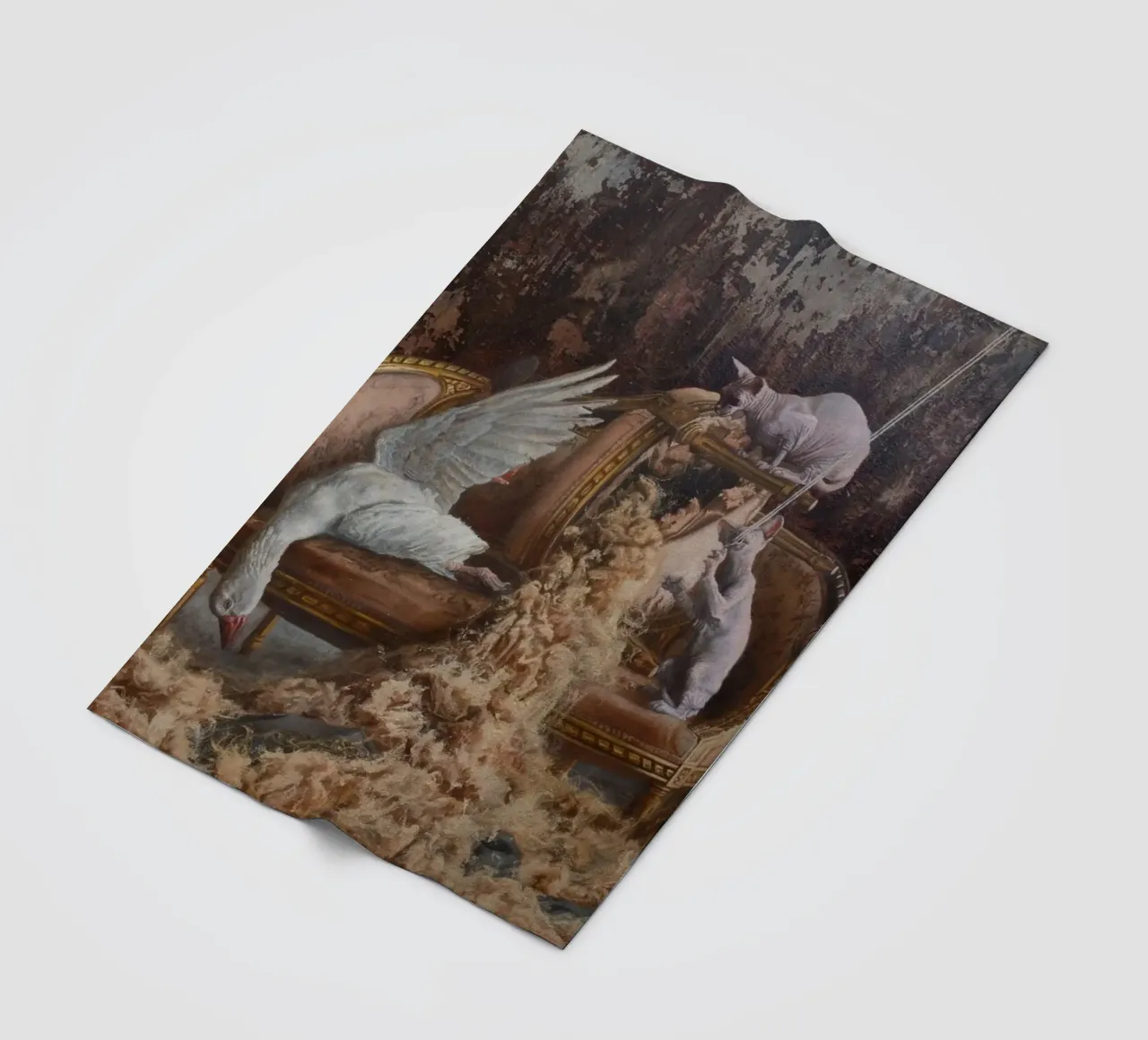 Dutch Basement fleece blanket by Birgitart