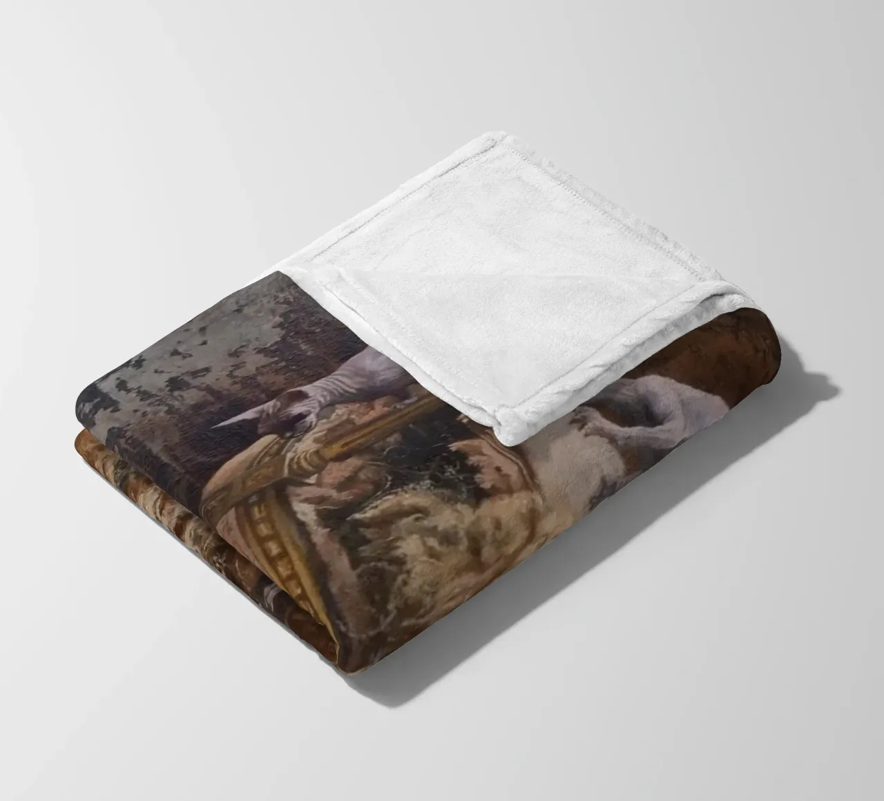 Dutch Basement fleece blanket by Birgitart