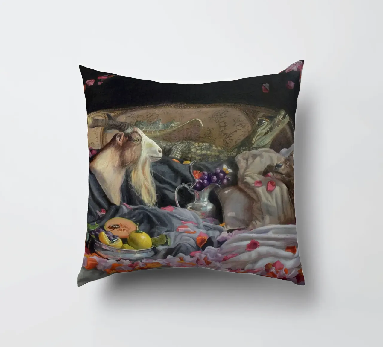 Capra e fiori cuscino da Birgitart