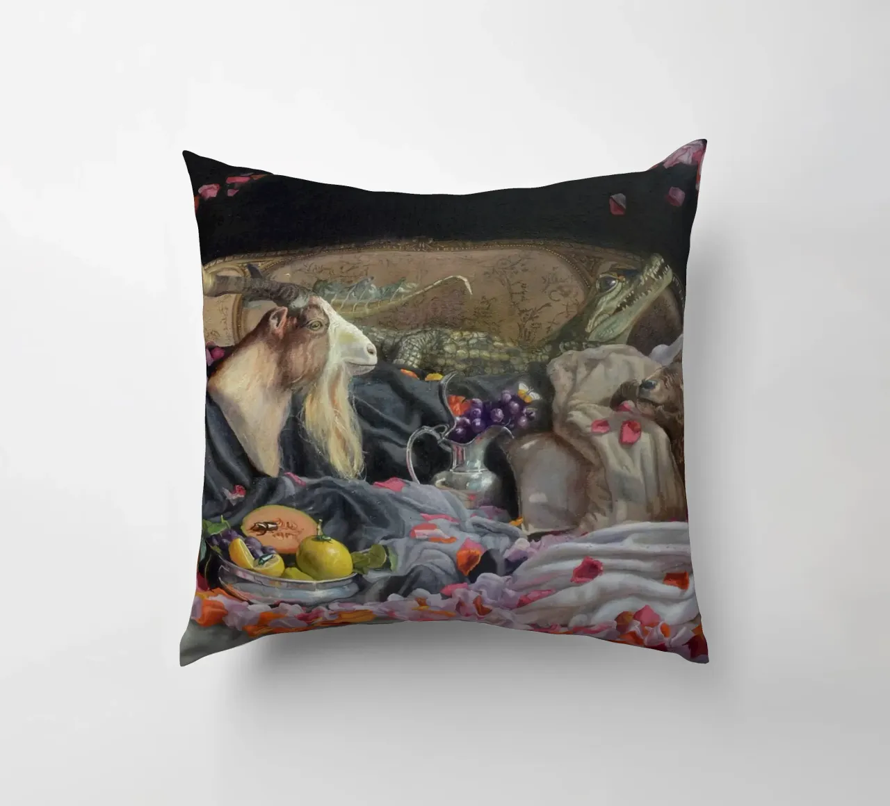 Capra e fiori cuscino da Birgitart