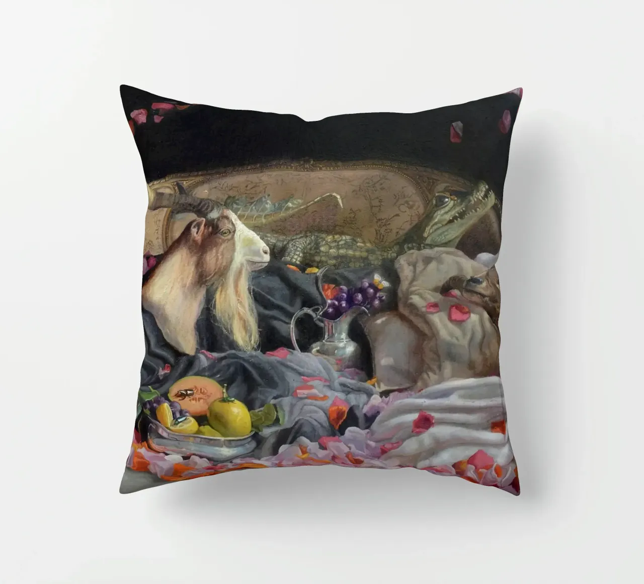 Capra e fiori cuscino da Birgitart