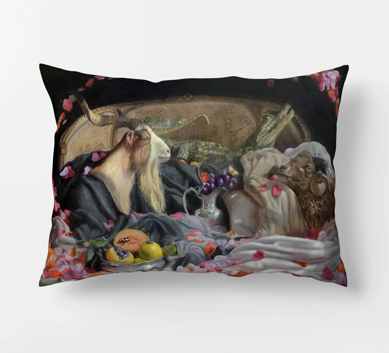 Capra e fiori cuscino da Birgitart
