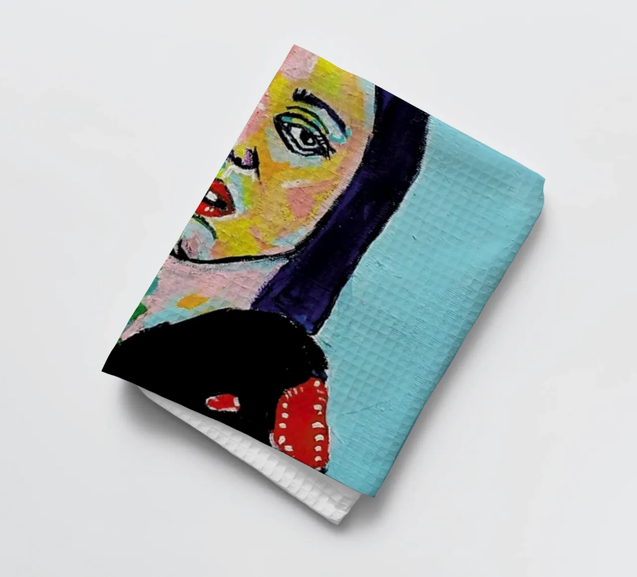 Rosalia tea towel by Blanca Nuñez Pozuelo