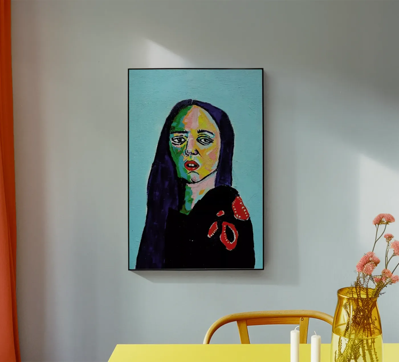 Rosalia acryl van Blanca Nuñez Pozuelo