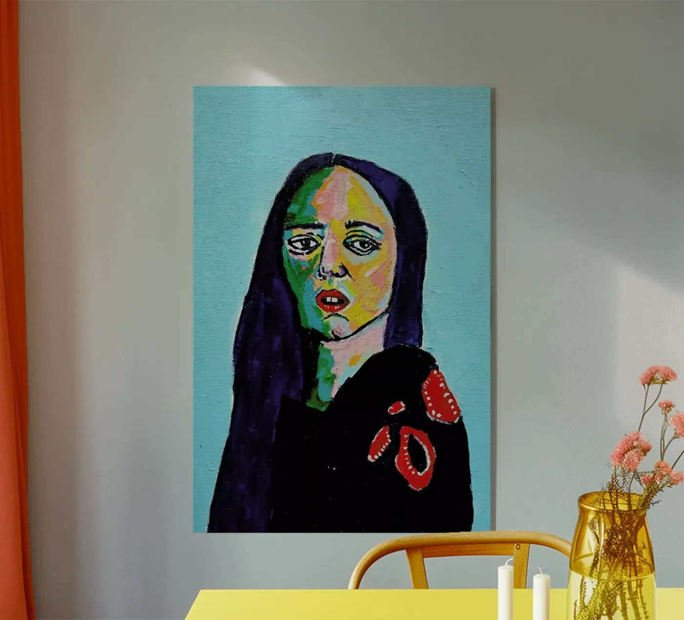 Rosalia acryl van Blanca Nuñez Pozuelo