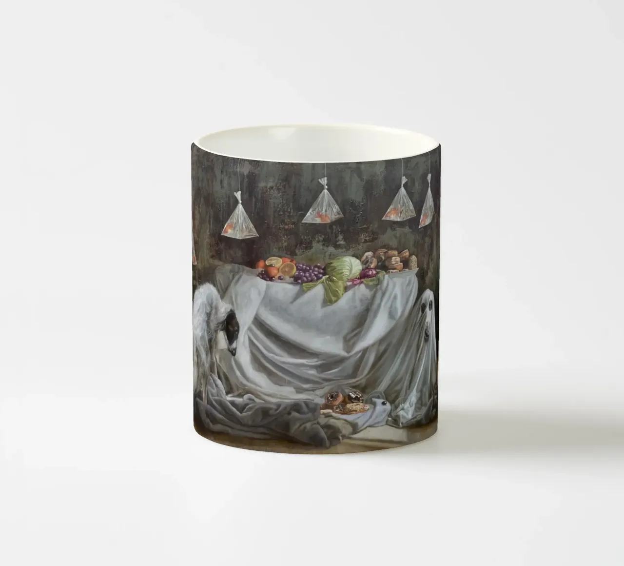 Ultima cena animale tazza in ceramica da Birgitart