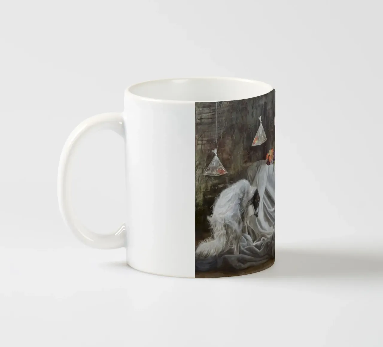 Ultima cena animale tazza in ceramica da Birgitart