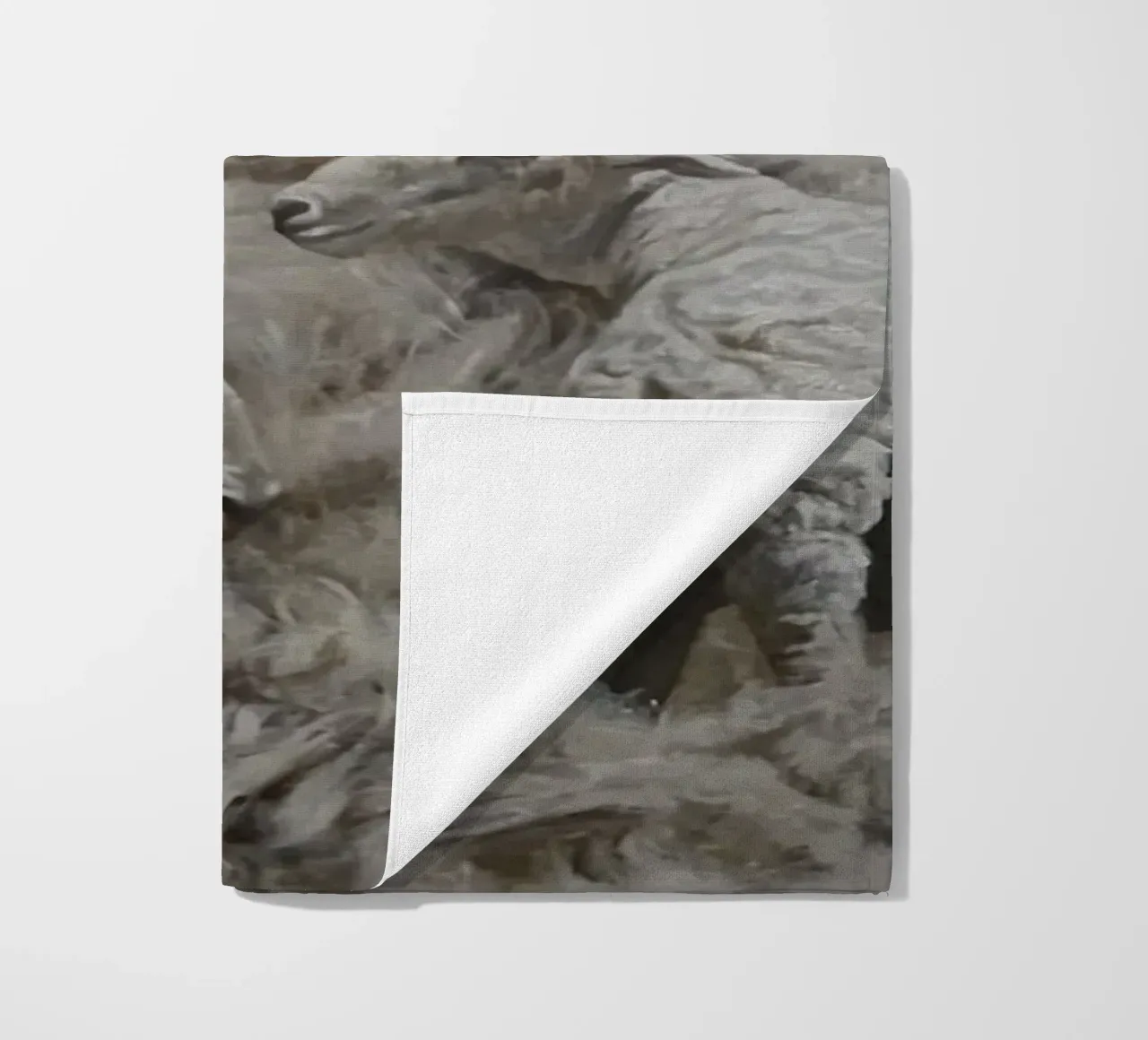 Pecora e volpe telo mare da Birgitart