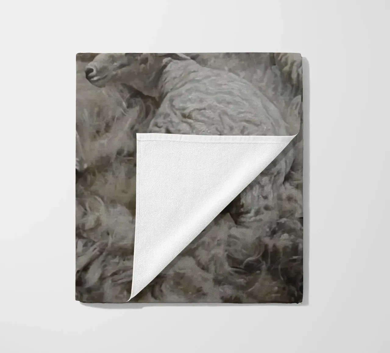 Pecora e volpe telo mare da Birgitart