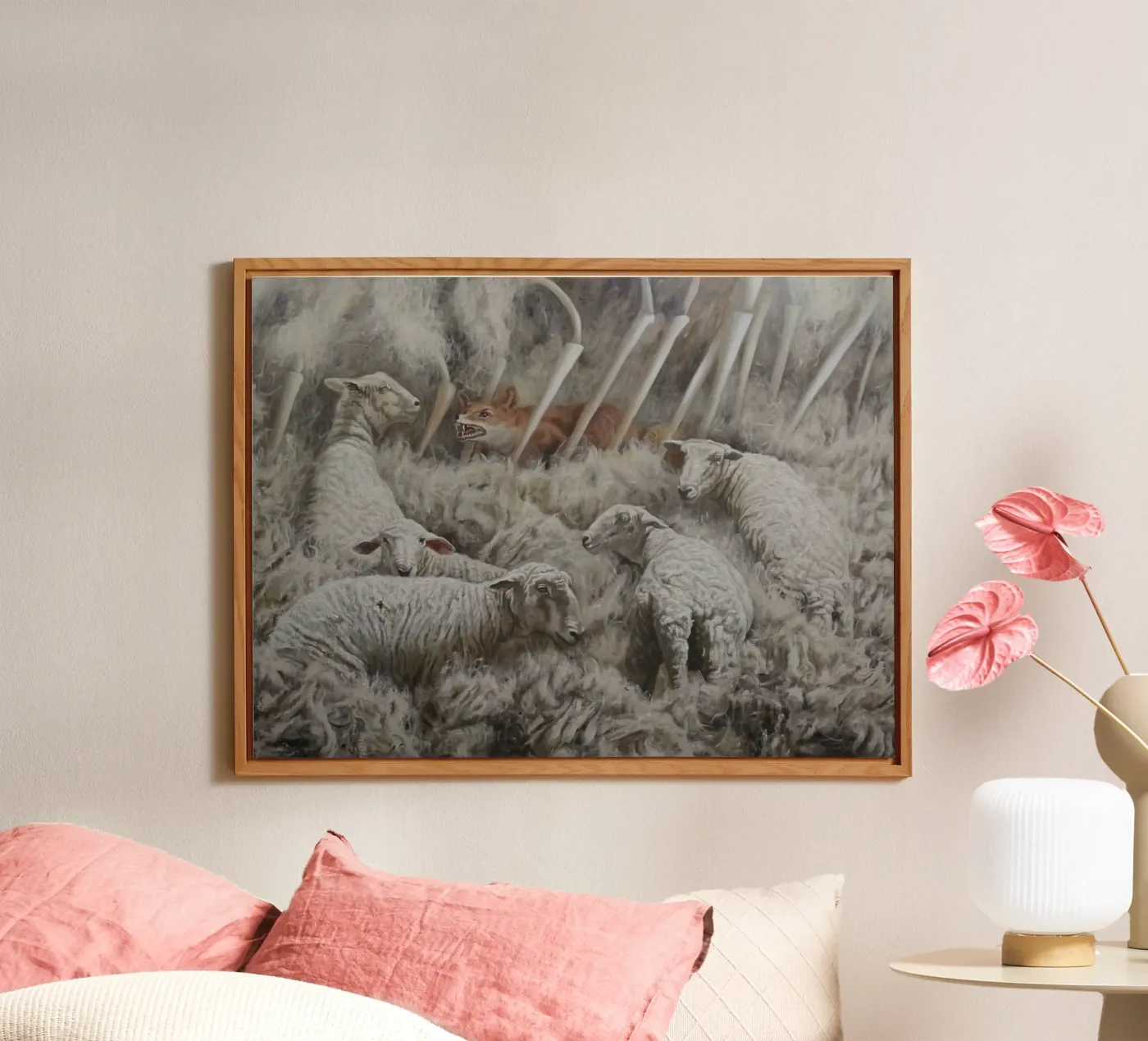 Pecora e volpe pannello forex da Birgitart