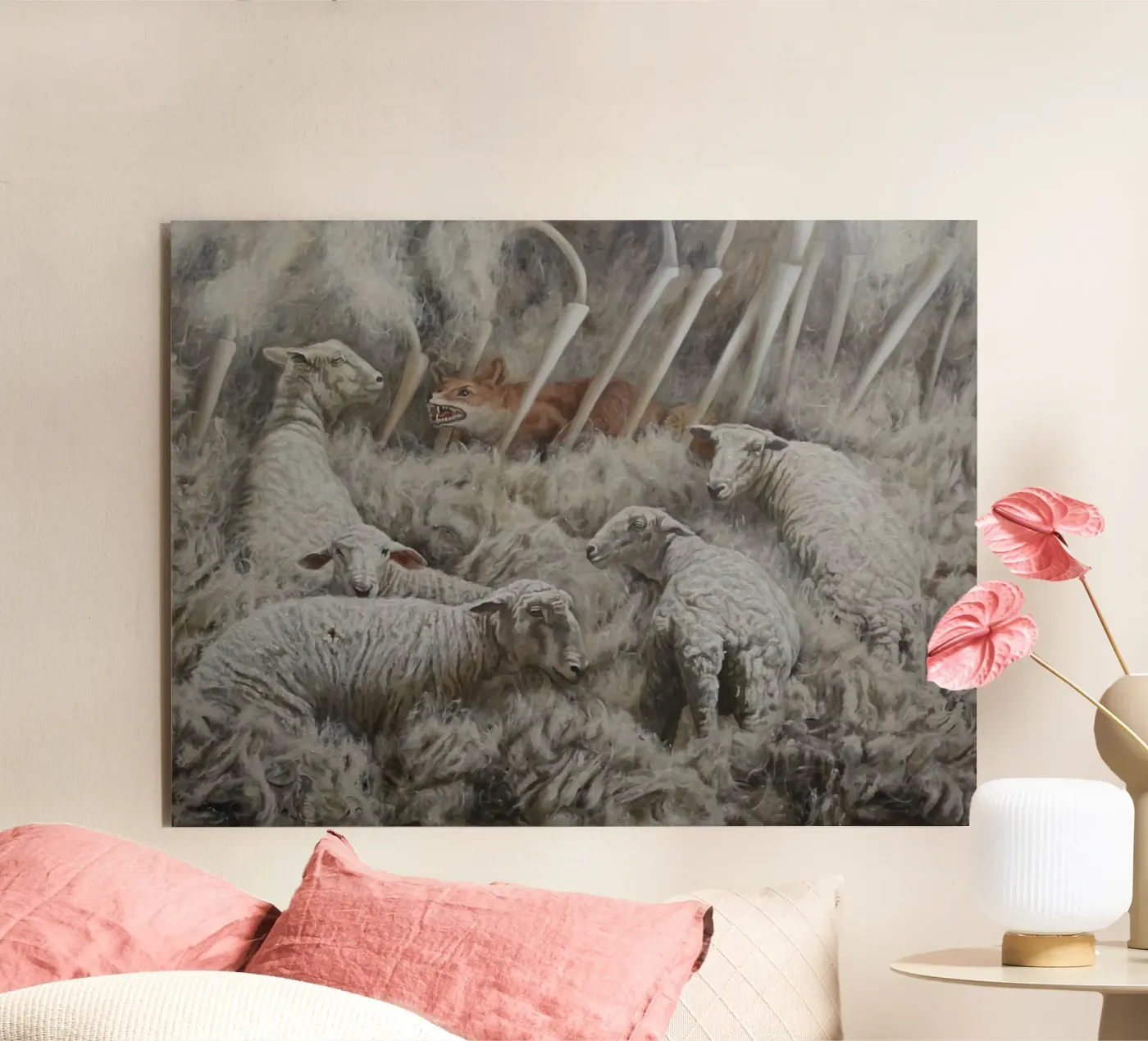 Pecora e volpe pannello forex da Birgitart