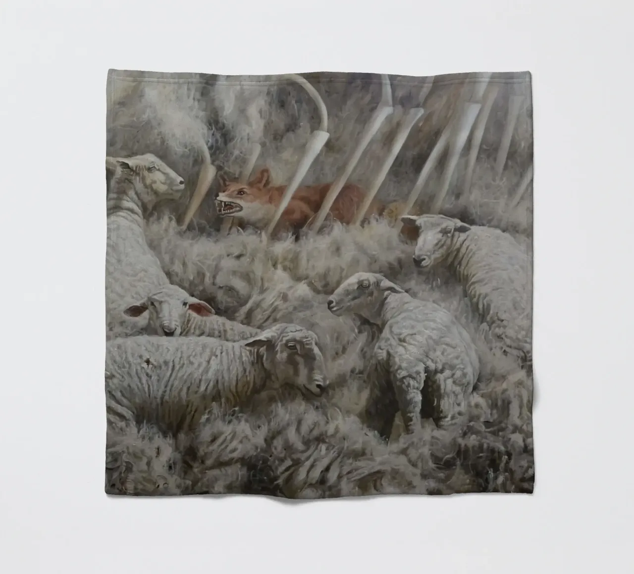 Pecora e volpe coperta in pile da Birgitart